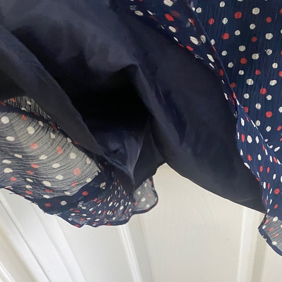 Vineyard Vines Navy Mini Dress with Polka Dots - Picture 5 of 6